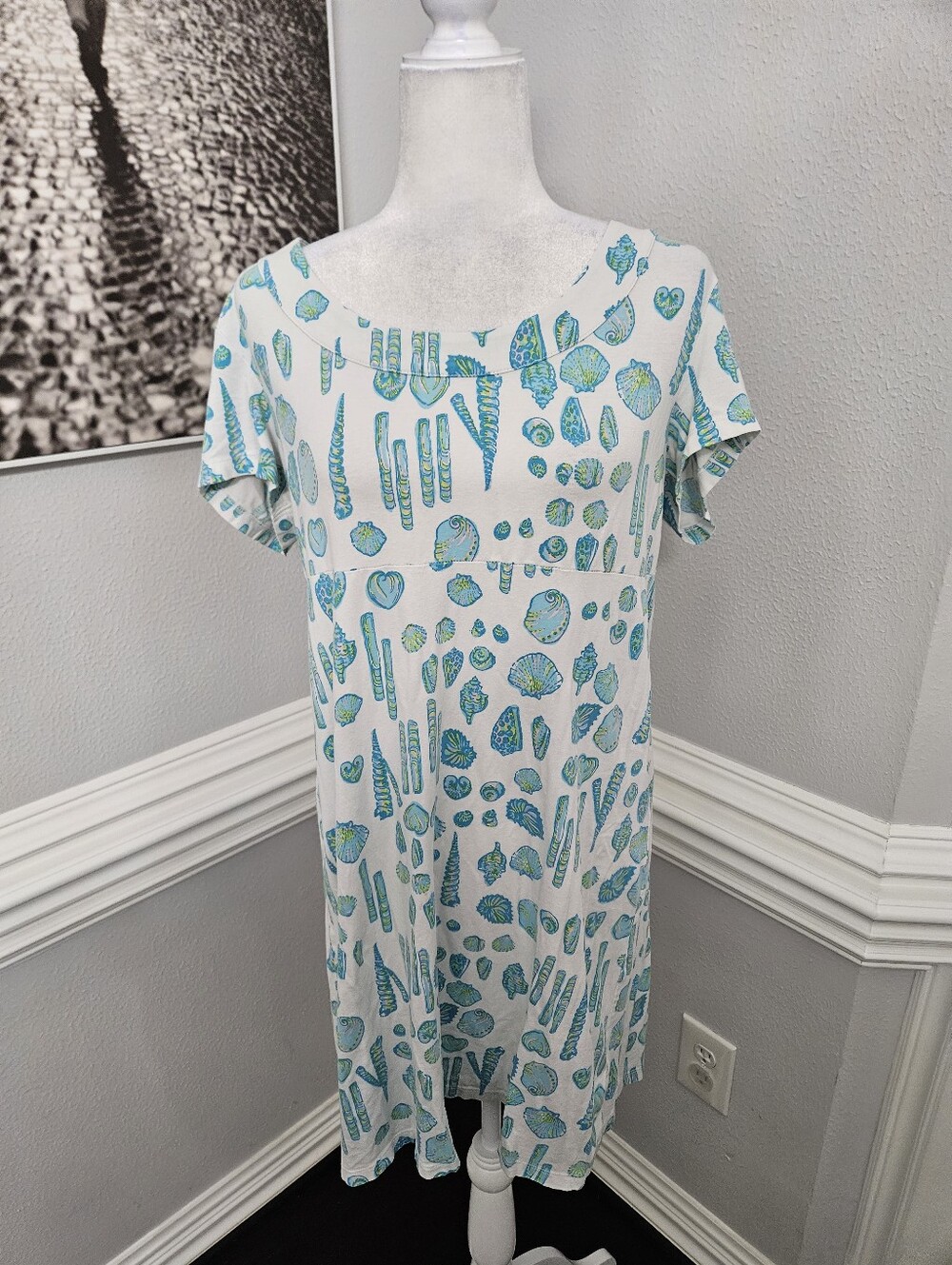 Lilly pulizer dress size large shells - Picture 3 of 8